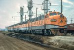 DRGW 5704, EMD F7 A-B-B-B-A power on lease to Illinois Central